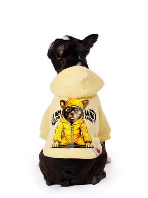 Açık Sarı Köpek Hoodie “Breaking Bad”