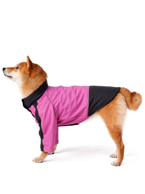 Pembe Su Geçirmez Köpek Montu
